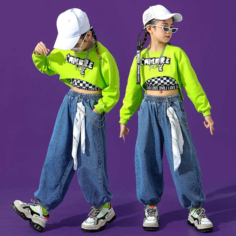 Amazon.co.jp: ガールズ ヒップホップ ダンス衣装 セットアップ へそ
